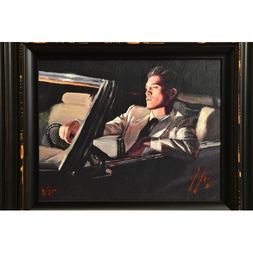 409 - FABIAN PEREZ (ARGENTINA 1967) 'LATE DRIVE II', a male figure in a convertible car, signed limited ed... 