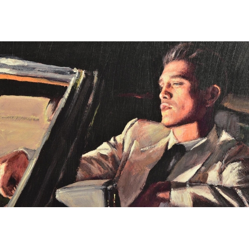 409 - FABIAN PEREZ (ARGENTINA 1967) 'LATE DRIVE II', a male figure in a convertible car, signed limited ed... 