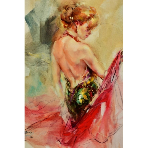 419 - ANNA RAZUMOVSKAYA (RUSSIAN CONTEMPORARY) 'ELEGANT MUSE I' a limited edition print depicting a female... 