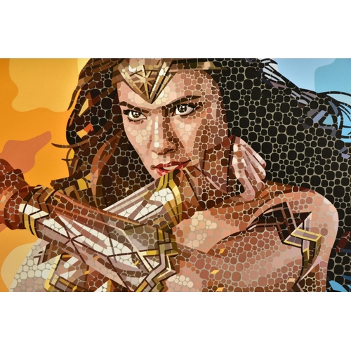 433 - PAUL NORMANSELL (BRITISH 1978) 'THE TIME IS NOW' a signed limited edition print of Gal Gadot as Wond... 