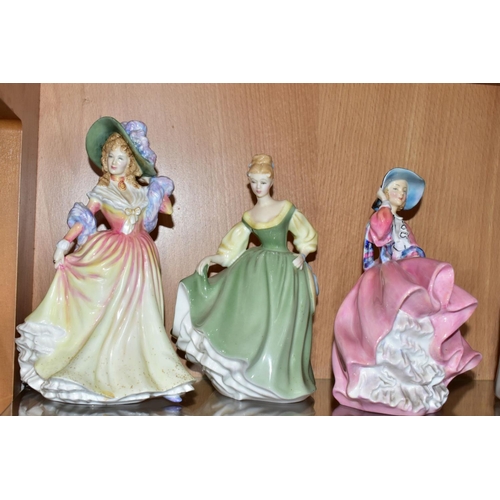 440 - FIVE ROYAL DOULTON LADY FIGURES, comprising 'My Love' HN2339, 'Fair Lady' HN2193, 'Top o'the Hill' H... 