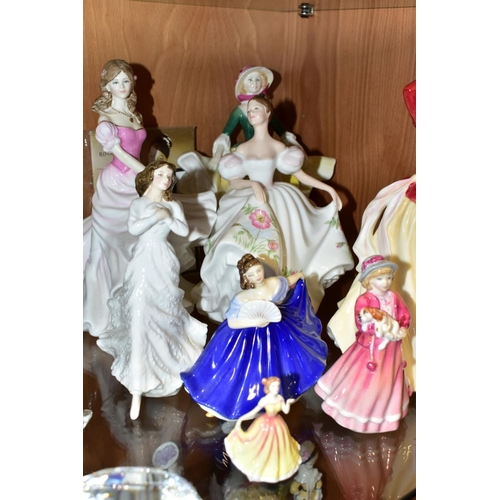 472 - EIGHT ROYAL DOULTON LADY FIGURES, comprising 'Alice -Lady of the Year 1999' HN4003 and 'Sophie  - La... 