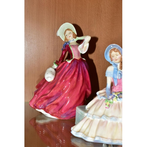 510 - FIVE ROYAL DOULTON LADY FIGURES, comprising 'Ninette'HN2379, 'Day Dreams' HN1731, 'Fleur' HN2369, 'A... 