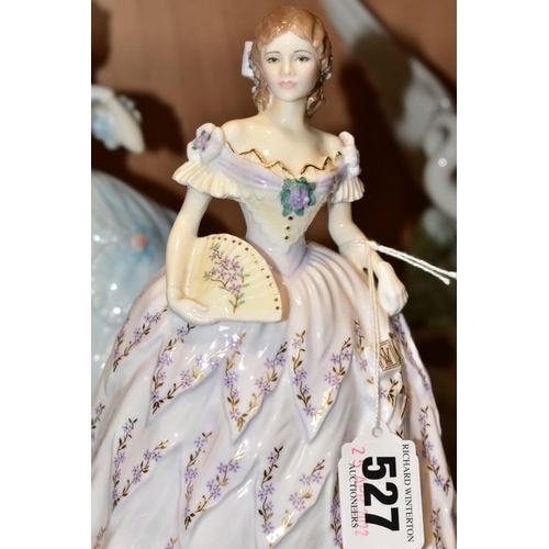 527 - TWO ROYAL WORCESTER FOR COMPTON & WOODHOUSE LIMITED EDITION FIGURES, 'The Last Waltz, no.11709/12500... 