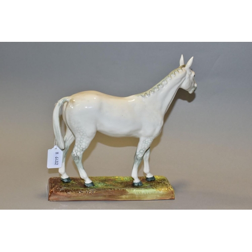 539 - A ROYAL DOULTON HORSE 'MERELY A MINOR' IN WHITE, HN2538, height 22.5cm (Condition report: good condi... 