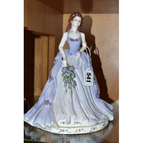 541 - A COALPORT LIMITED EDITION FIGURE 'ENGLISH ROSE COLLECTION 2000, LAST IN THE SERIES, LILAC TIME', no... 