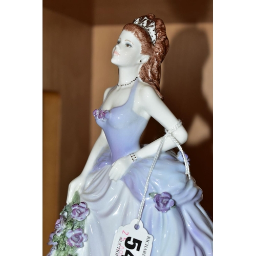 541 - A COALPORT LIMITED EDITION FIGURE 'ENGLISH ROSE COLLECTION 2000, LAST IN THE SERIES, LILAC TIME', no... 