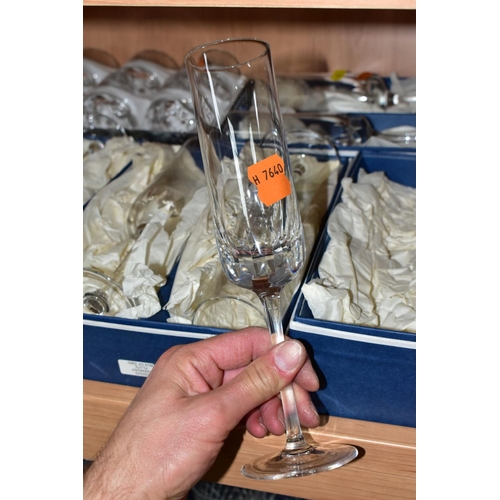 621 - A GROUP OF BOXED CUT CRYSTAL AND OTHER DRINKING GLASSES, comprising twenty six Stuart Crystal wine g... 