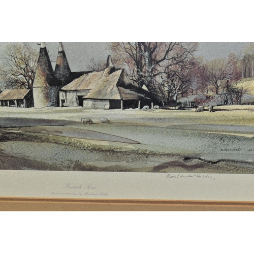 771 - ROWLAND HILDER (BRITISH 1905-1993), two signed limited edition prints, 'Kentish Scene' from an editi... 