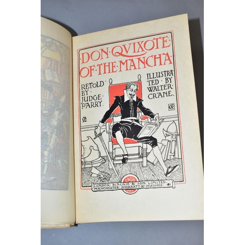 797 - BOOK, DON QUIXOTE OF THE MANCHA, retold by Judge Parry (Edward Abbot Parry, 1863 - 1943) Illustrated... 