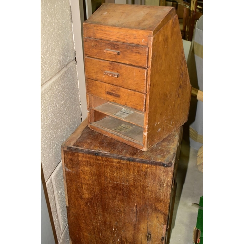 816 - HABERDASHERY ADVERTISING DISPLAY CASES, comprising a Morris & Yeomans of Redditch Needle case, missi... 