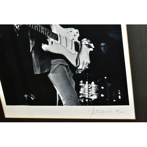 828 - JIMI HENDRIX, three Jimi Hendrix images, a Val Wilmer photo-lithograph limited edition 68/500 of Jim... 