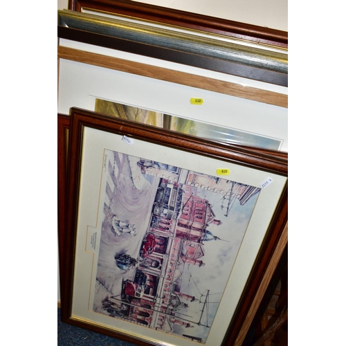 830 - LIMITED AND OPEN EDITION PRINTS ETC, to include signed David Watson steam locomotive prints 'The Pow... 