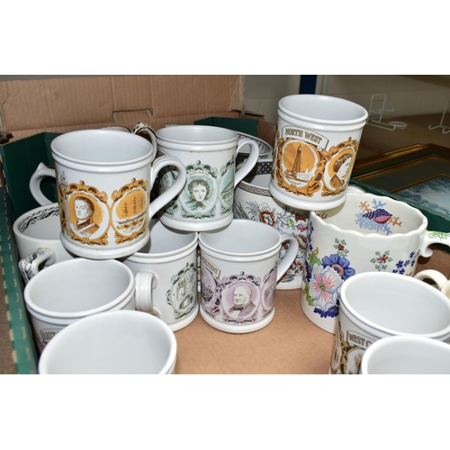 884 - SEVEN WADE POTTERY LIMITED EDITION REPRODUCTION LOVING CUPS AND MUGS PRODUCED FOR TAUNTON CIDER COMP... 