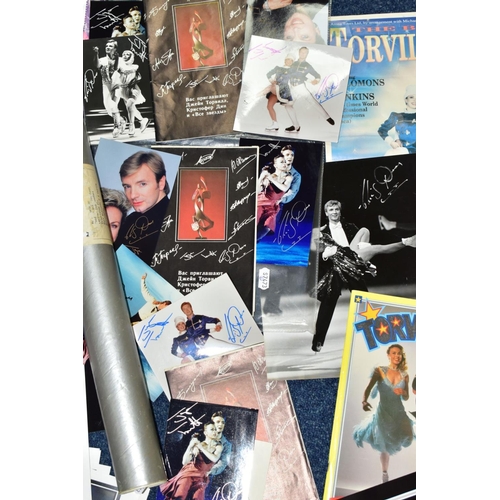 885 - CRICKET, FOOTBALL AND TORVILL & DEAN AUTOGRAPHS a large collection 200+ of genuine and facsimile aut... 