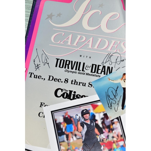 885 - CRICKET, FOOTBALL AND TORVILL & DEAN AUTOGRAPHS a large collection 200+ of genuine and facsimile aut... 