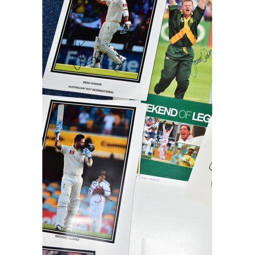 885 - CRICKET, FOOTBALL AND TORVILL & DEAN AUTOGRAPHS a large collection 200+ of genuine and facsimile aut... 