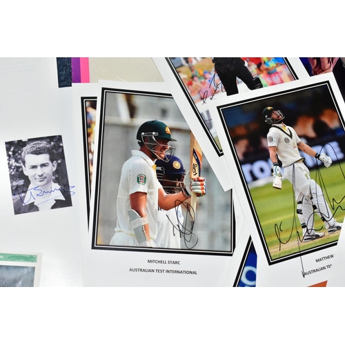 885 - CRICKET, FOOTBALL AND TORVILL & DEAN AUTOGRAPHS a large collection 200+ of genuine and facsimile aut... 