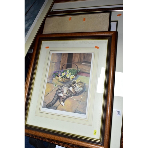 886 - SIGNED LIMITED EDITION PRINTS ETC, comprising 'Evening Glare' by Anthony Gibbs 356/550, depicting a ... 