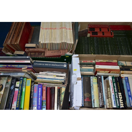 893 - BOOKS, four boxes containing approximately 130 miscellaneous titles including twenty-two Heron Publi... 