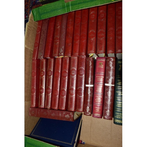 897 - BOOKS, three boxes containing approximately 80 titles including Reader's Digest compilations, Heron ... 