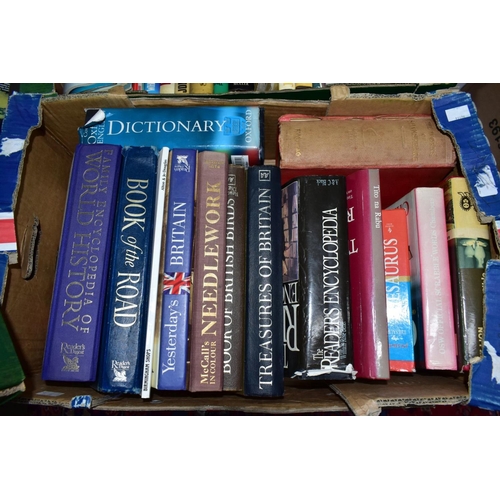 900 - BOOKS, five boxes containing approximately 130 miscellaneous titles to include Cinema, Nature, Guide... 