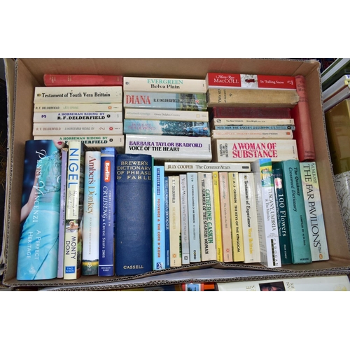 902 - BOOKS, four boxes containing approximately 170 miscellaneous titles to include, Geography (Wainwrigh... 