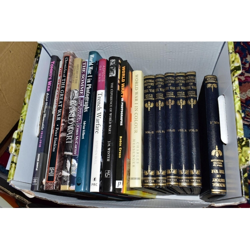 903 - NINE BOXES OF BOOKS AND MAGAZINES RELATING TO MILITARY ETC, to include Armourer Magazines, WWI and W... 