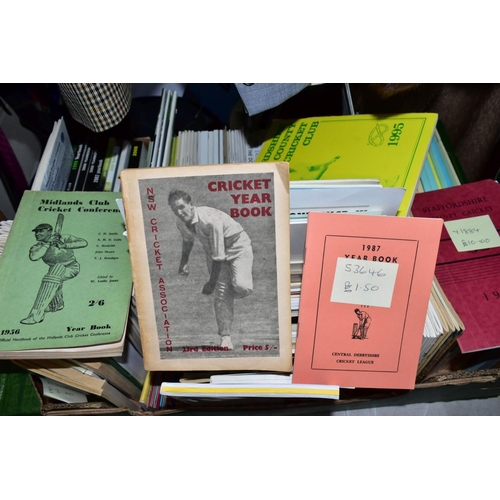 917 - CRICKET YEARBOOKS - MINOR COUNTIES, LOCAL CRICKET & INTERNATIONAL, a collection of Yearbooks, Annual... 