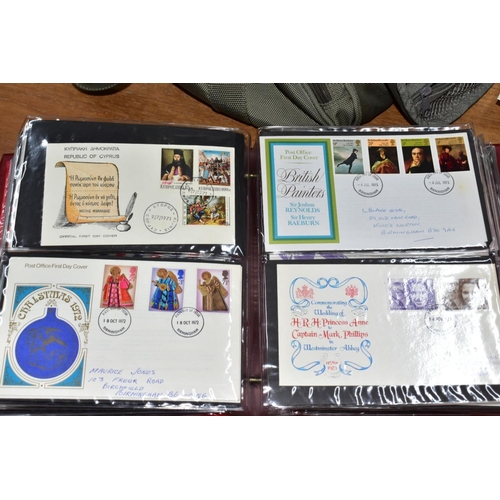 937 - STAMPS, COLLECTION OF FIRST DAY COVERS (WORLDWIDE), in two albums and loose we also note a small qua... 