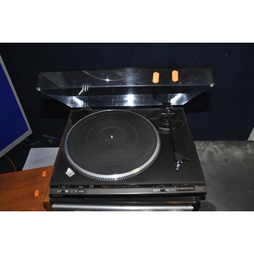 1311 - A TECHNICS SL-BD22D FG SERVO TURNTABLE fitted with a P34 stylus, a vintage Ferguson component hi fi ... 