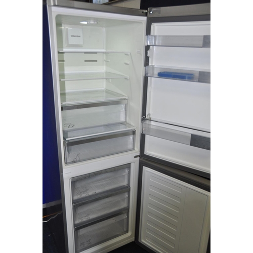 1319 - A GRUNDIG FRIDGE FREEZER model No GKN16715X, 60cm width x 64cm depth x 174cm height (PAT pass and wo... 