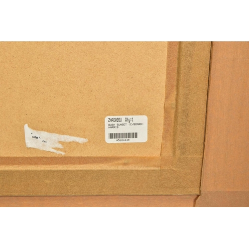 417 - ROLF HARRIS (AUSTRALIA 1930) 'BUSH SUNSET', a signed limited edition print of a landscape, 12/195 wi... 