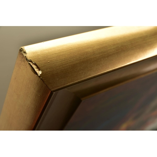 417 - ROLF HARRIS (AUSTRALIA 1930) 'BUSH SUNSET', a signed limited edition print of a landscape, 12/195 wi... 