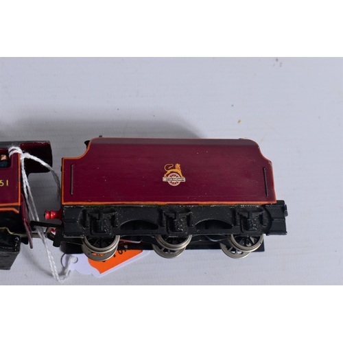 10 - THREE BOXED HORNBY DUBLO DUCHESS CLASS LOCOMOTIVES, all have been repainted, renumbered and renamed ... 