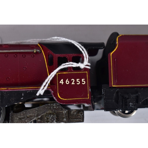 10 - THREE BOXED HORNBY DUBLO DUCHESS CLASS LOCOMOTIVES, all have been repainted, renumbered and renamed ... 