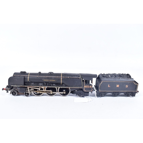 14 - THREE BOXED HORNBY DUBLO DUCHESS CLASS LOCOMOTIVES, all have been repainted, renamed and renumbered ... 