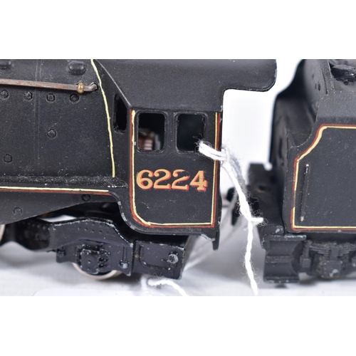 14 - THREE BOXED HORNBY DUBLO DUCHESS CLASS LOCOMOTIVES, all have been repainted, renamed and renumbered ... 