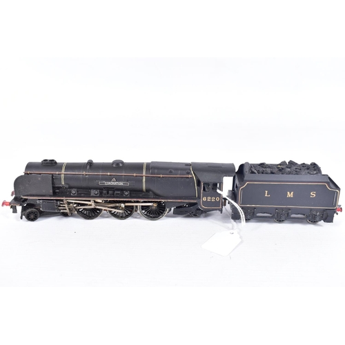 14 - THREE BOXED HORNBY DUBLO DUCHESS CLASS LOCOMOTIVES, all have been repainted, renamed and renumbered ... 