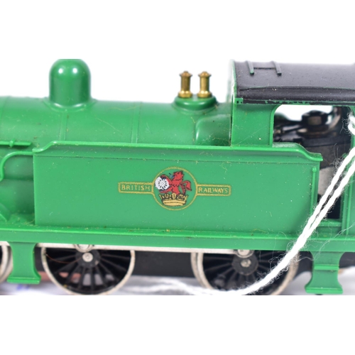 19 - FOUR BOXED HORNBY DUBLO CLASS R1 TANK LOCOMOTIVES, 3 x No.31340, B.R. green livery (2207) and repain... 