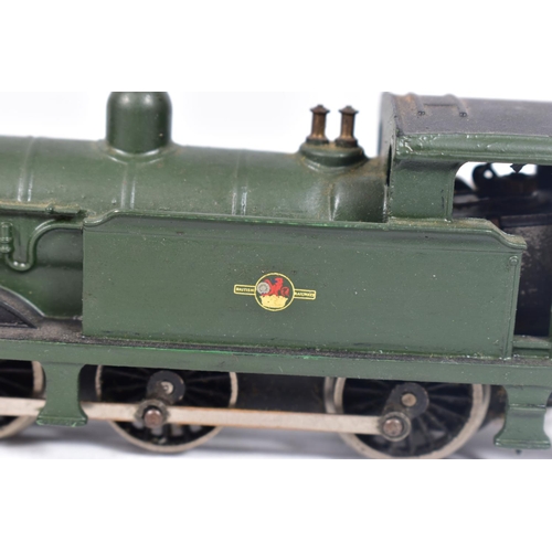 19 - FOUR BOXED HORNBY DUBLO CLASS R1 TANK LOCOMOTIVES, 3 x No.31340, B.R. green livery (2207) and repain... 