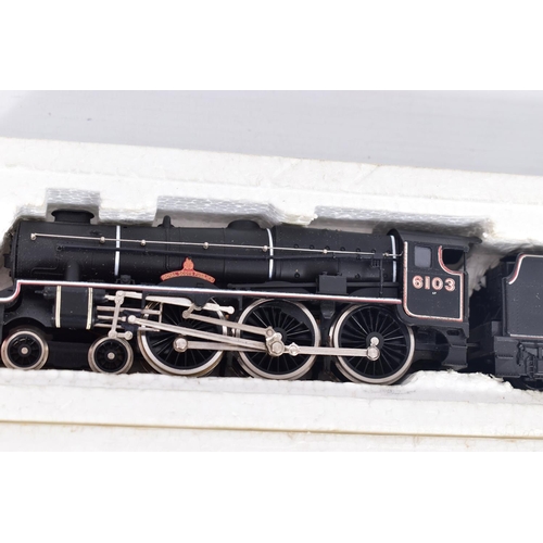 20 - FOUR BOXED AIRFIX GMR OO GAUGE REBUILT ROYAL SCOT CLASS LOCOMOTIVES, 2 x 'Royal Scots Fusilier', No.... 