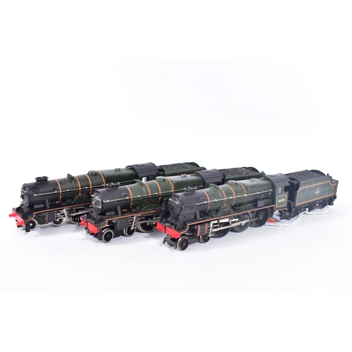 21 - THREE BOXED AIRFIX GMR OO GAUGE REBUILT ROYAL SCOT CLASS LOCOMOTIVES, all have been repainted or ren... 