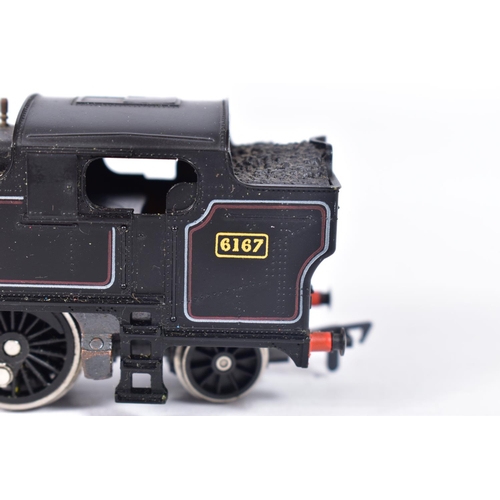 23 - THREE BOXED AIRFIX OO GAUGE  CLASS 61XX PRAIRIE TANK LOCOMOTIVES, all are No.6167 in B.R. black live... 