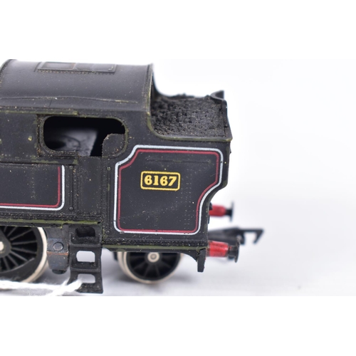 23 - THREE BOXED AIRFIX OO GAUGE  CLASS 61XX PRAIRIE TANK LOCOMOTIVES, all are No.6167 in B.R. black live... 