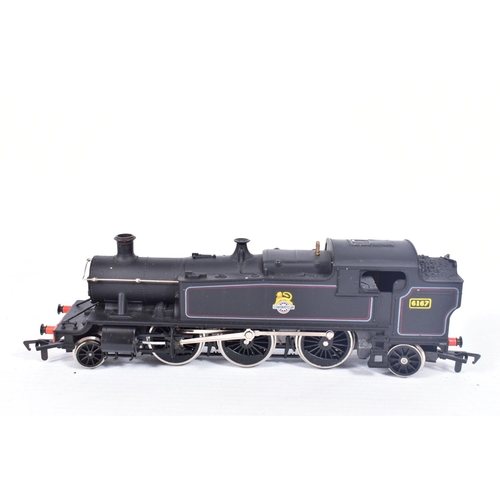 23 - THREE BOXED AIRFIX OO GAUGE  CLASS 61XX PRAIRIE TANK LOCOMOTIVES, all are No.6167 in B.R. black live... 