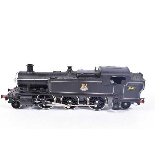 23 - THREE BOXED AIRFIX OO GAUGE  CLASS 61XX PRAIRIE TANK LOCOMOTIVES, all are No.6167 in B.R. black live... 