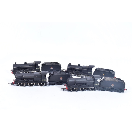 24 - FOUR BOXED AIRFIX OO GAUGE CLASS 4F LOCOMOTIVES, all are No.44454, in B.R. black livery (54122/54123... 