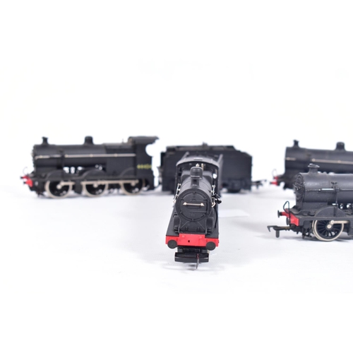 24 - FOUR BOXED AIRFIX OO GAUGE CLASS 4F LOCOMOTIVES, all are No.44454, in B.R. black livery (54122/54123... 