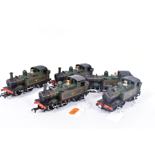 25 - FIVE BOXED AIRFIX OO GAUGE CLASS 14XX TANK LOCOMOTIVES, all are No.1466, in B.R. lined green livery ... 